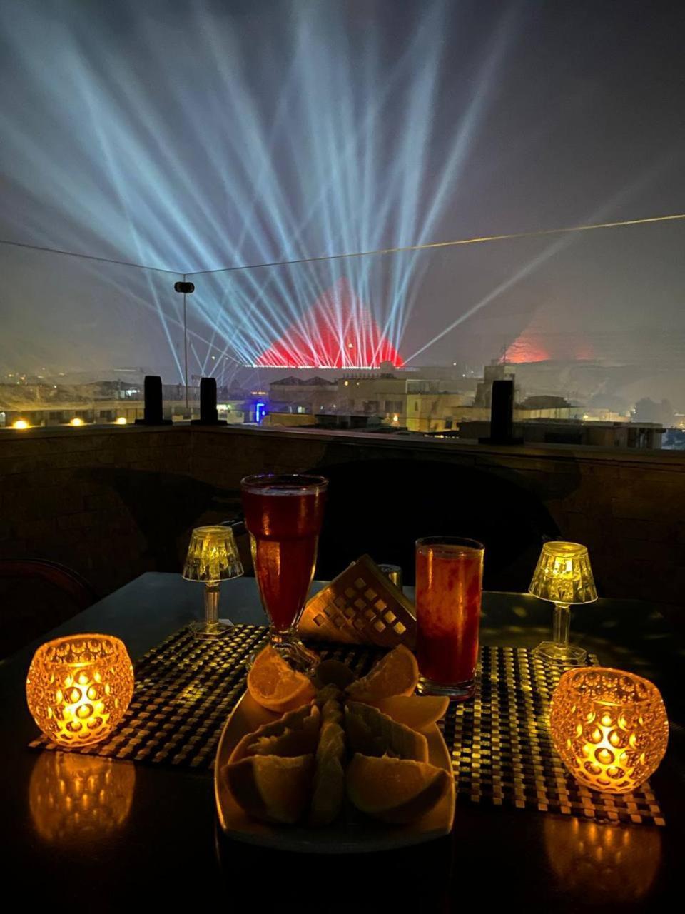 Aziz Egypt Pyramids View Hotel Kafrat al Jabal Luaran gambar